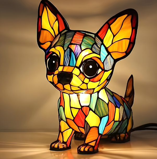 Beautiful Chihuahua Lamp