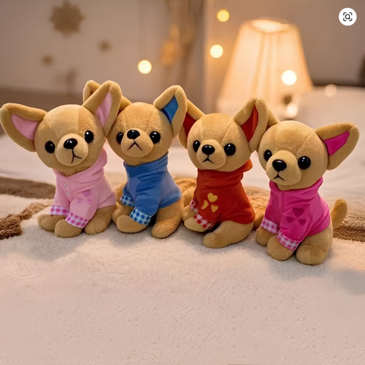 Chihuahua Toys 18cm Cartoon Stuffed Dog Doll Kids Toy