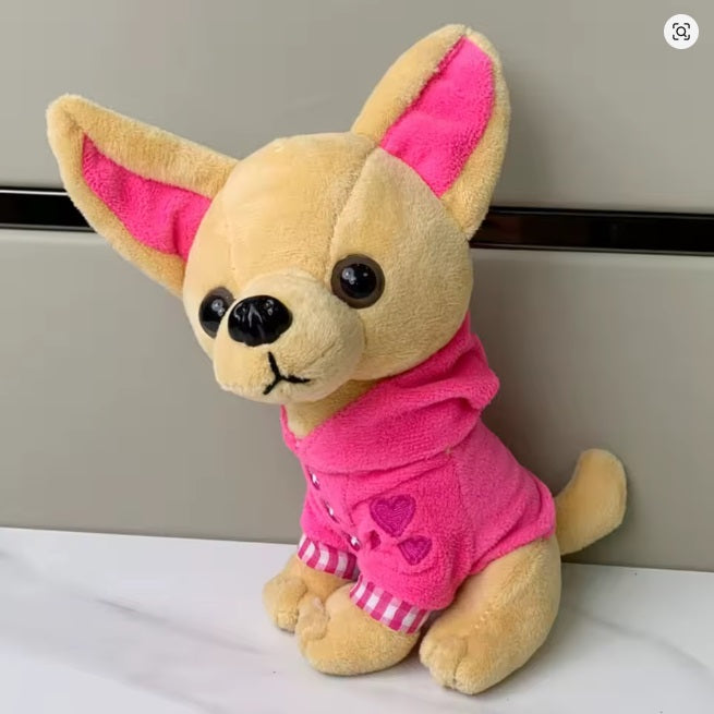 Chihuahua Toys 18cm Cartoon Stuffed Dog Doll Kids Toy