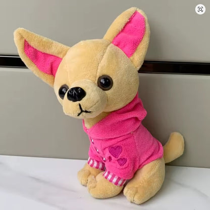 Chihuahua Toys 18cm Cartoon Stuffed Dog Doll Kids Toy