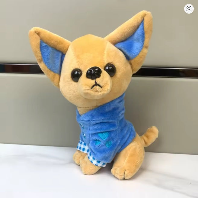 Chihuahua Toys 18cm Cartoon Stuffed Dog Doll Kids Toy